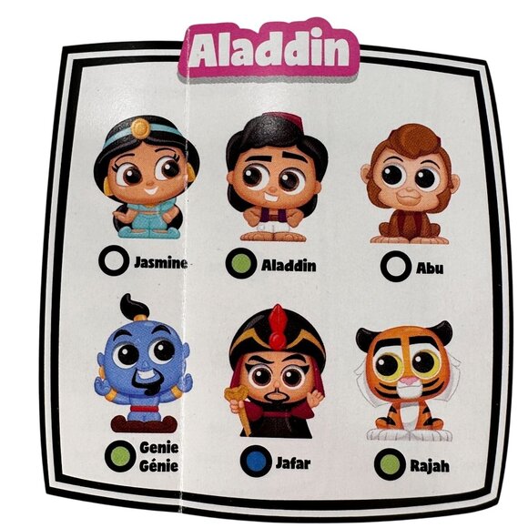 Disney Doorables‎ Aladdin Set Of 9 Mini Figures Series 4 6 12 Genie Jasmine Abu - Picture 13 of 16